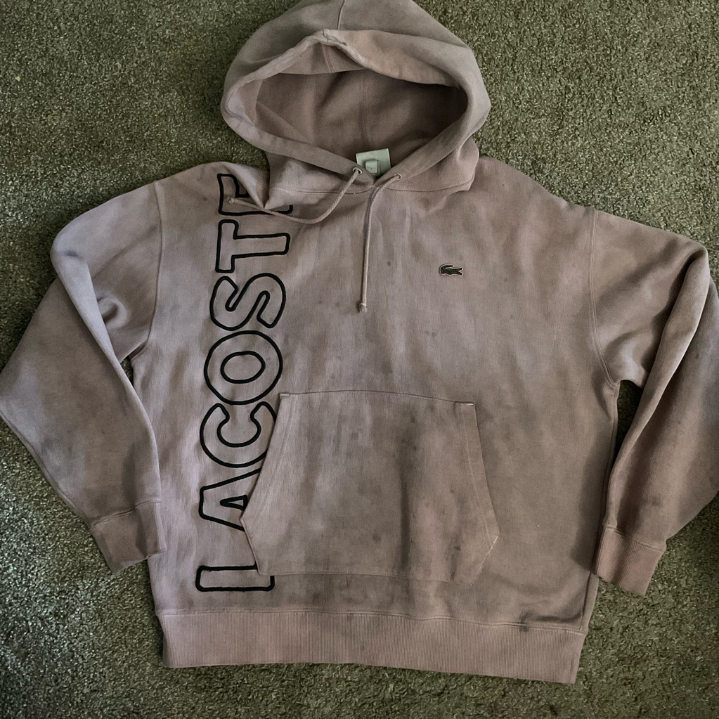 Lacoste Live Thrashed Unisex Hoodie L Lacoste Live Thrashed Unisex Hoodie L
